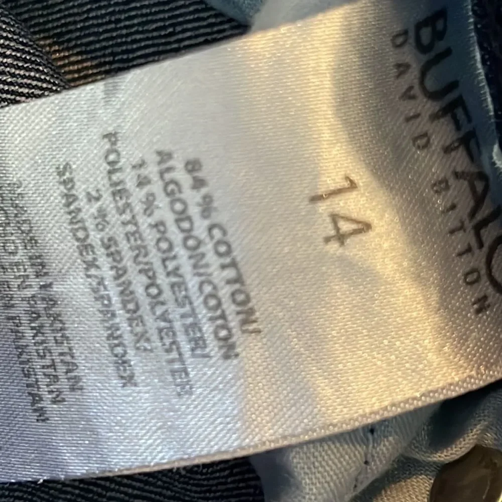 BUFFALO David Bitton Girls‎ Max Skinny Fit Jeans size 14